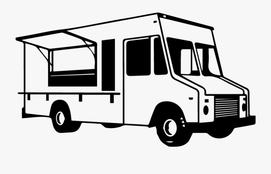 Food Truck Clipart - Blank Food Truck Clip Art, Transparent Clipart