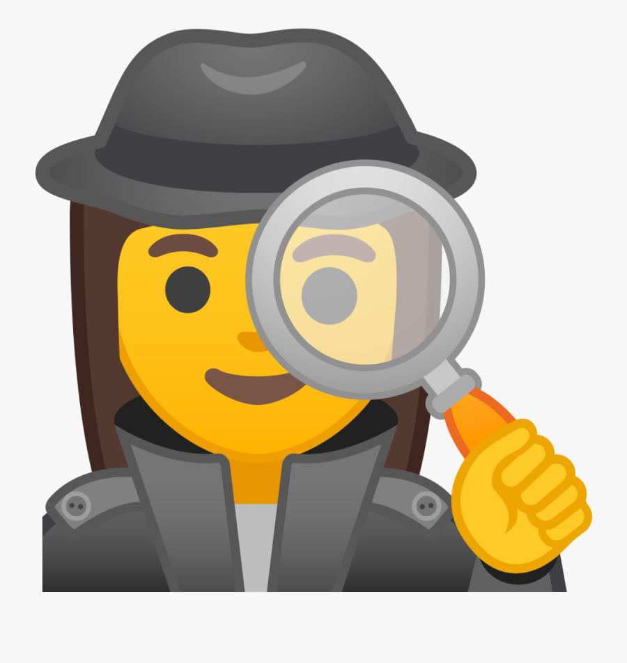 Woman Icon Noto Emoji - Man With Magnifying Glass Emoji ...