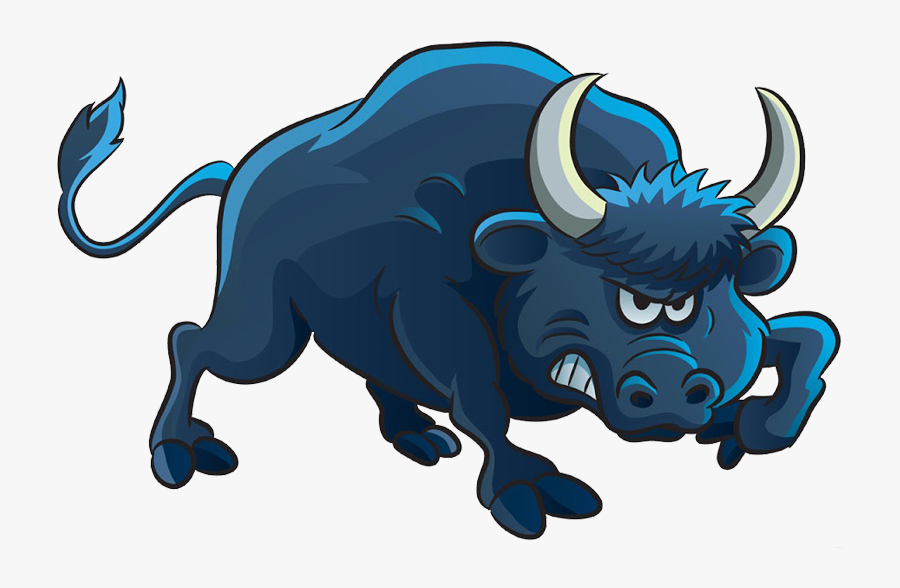 Bull Cartoon Illustration - Angry Cow Png, Transparent Clipart