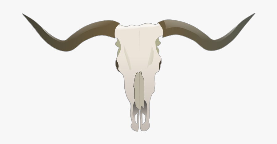 Clipart - Longhorn Skull - Longhorn Logo Clip Art, Transparent Clipart