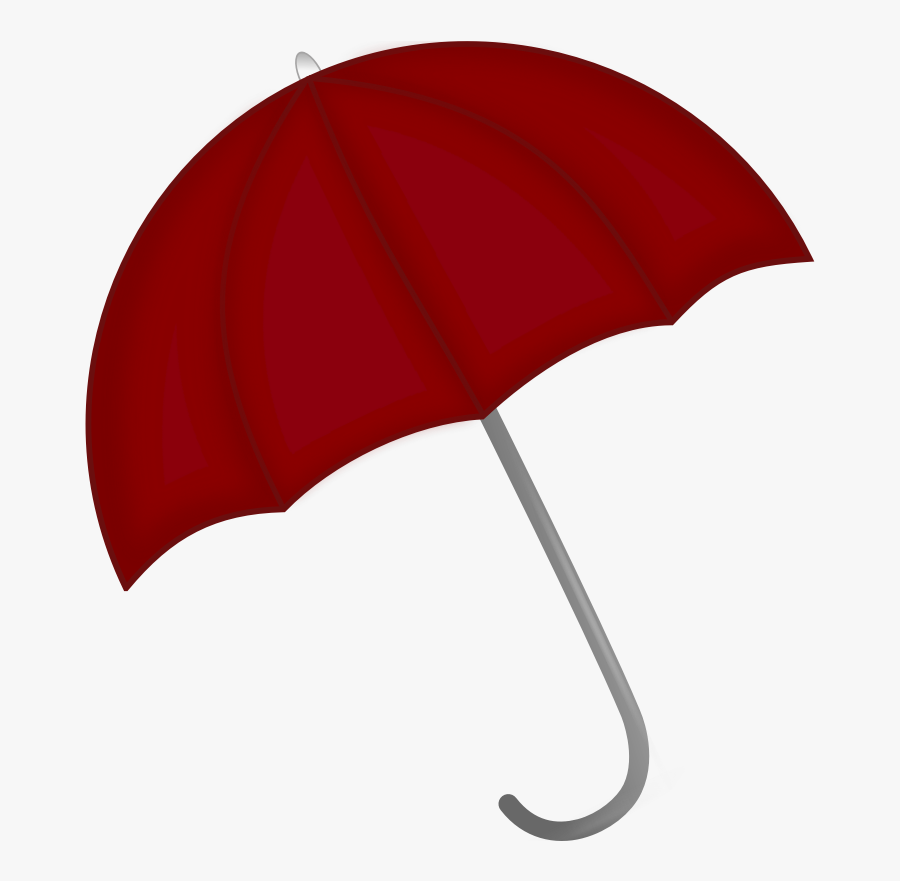 Transparent Cute Rainy Day Clipart - Red Umbrella Clipart, Transparent Clipart