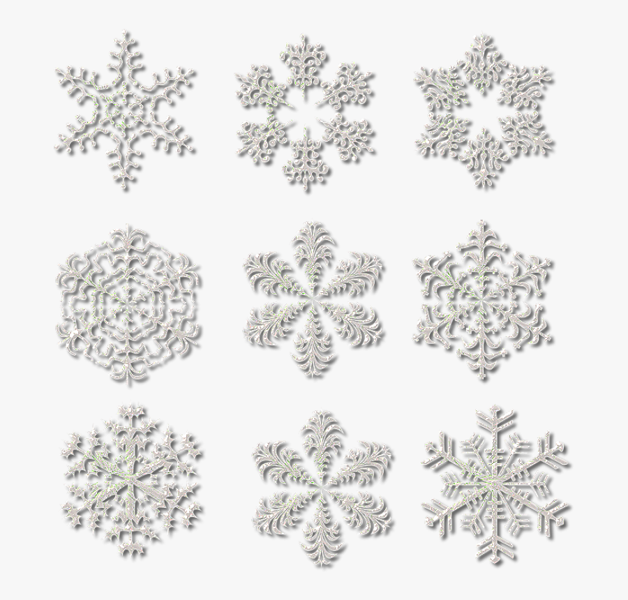 Frozen Snowflake Collection Png Image - Снежинки Png Скачать, Transparent Clipart