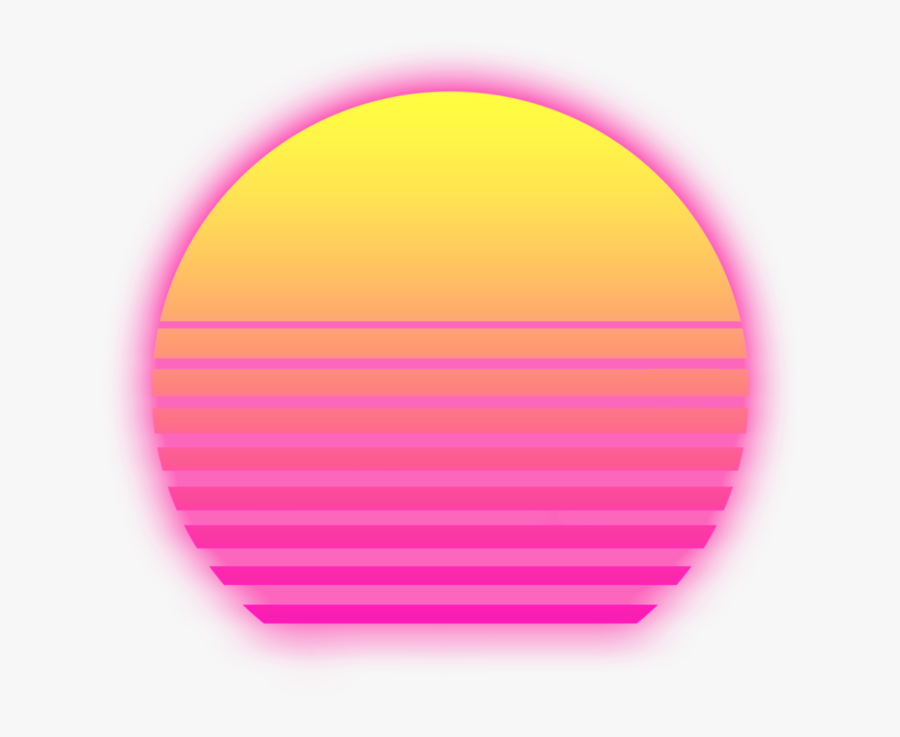 Retrowave With Alpha Background - Synth Wave Png, Transparent Clipart