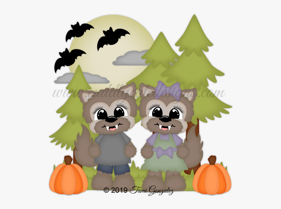 Werewolf Cuties - Cartoon, Transparent Clipart