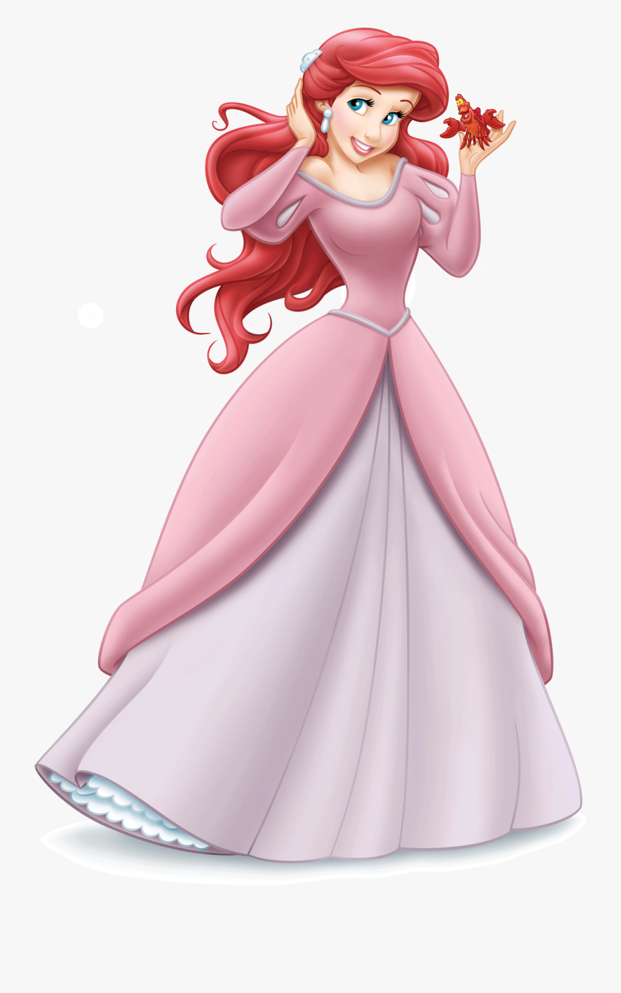 Ariel Disney Princess - Ariel Little Mermaid Gown, Transparent Clipart