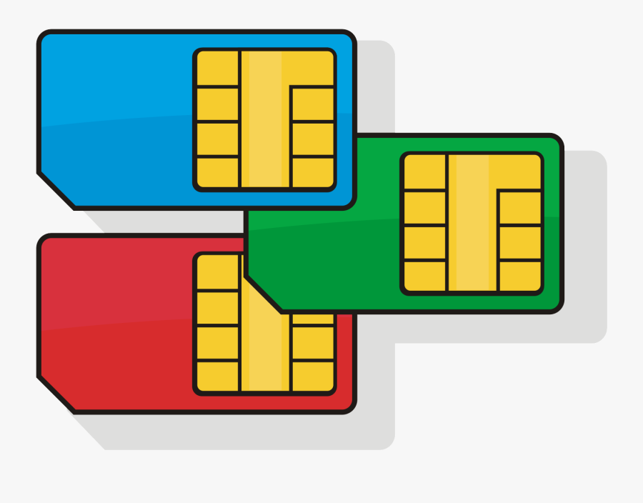 Png Image Information - Sim Card Vector Free, Transparent Clipart