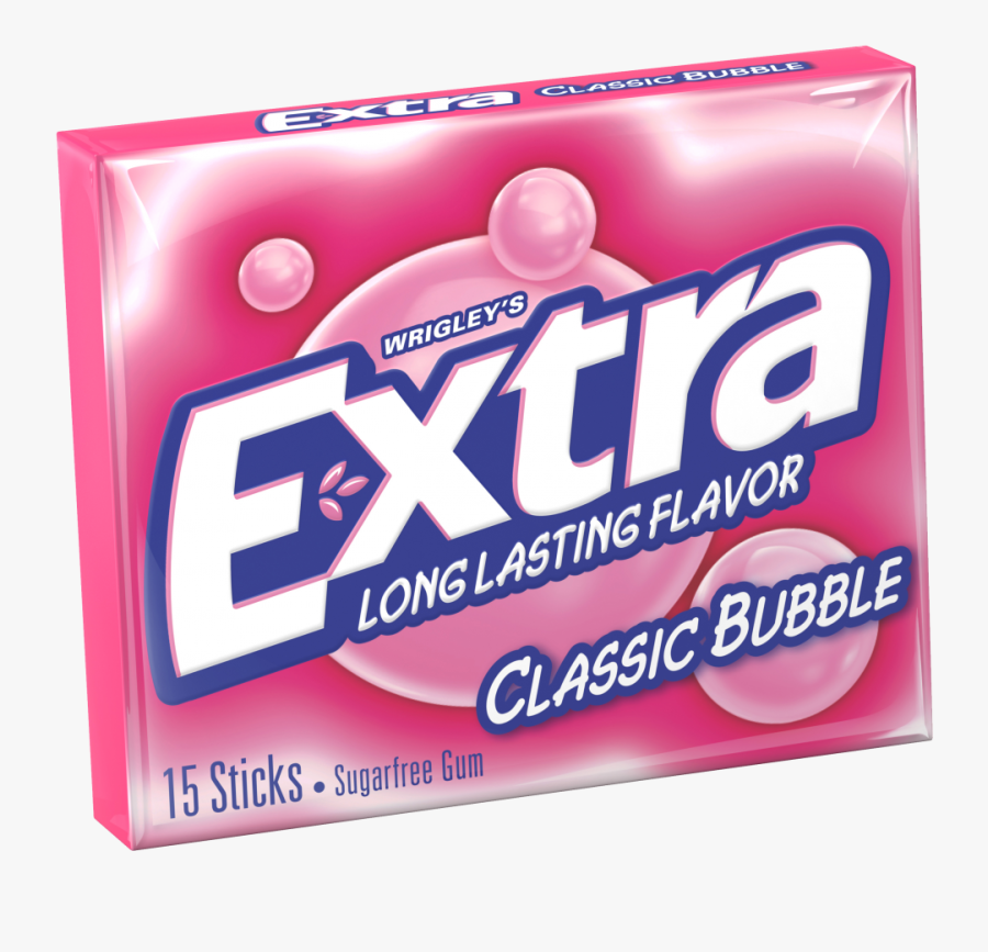Chewing Gum Png Image - Extra Gum Bubble Gum, Transparent Clipart