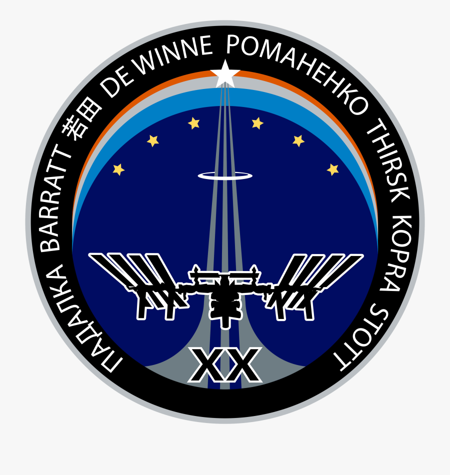 International Images Expedition Mission - Iss Expedition 20 Patch, Transparent Clipart