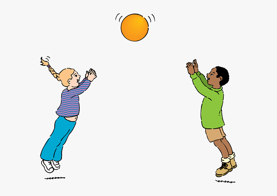 Throwing And Catching A Ball, Transparent Clipart