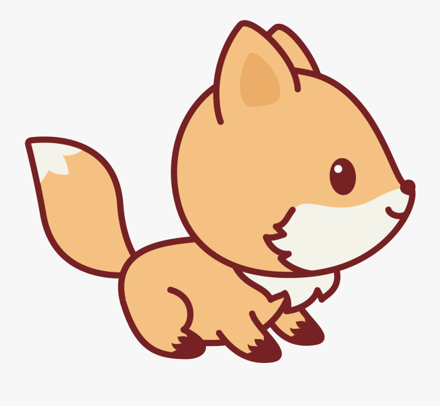 Standing Nerdy Fox Clipart , Png Download - Fox Emoji Fox Kawaii , Free ...