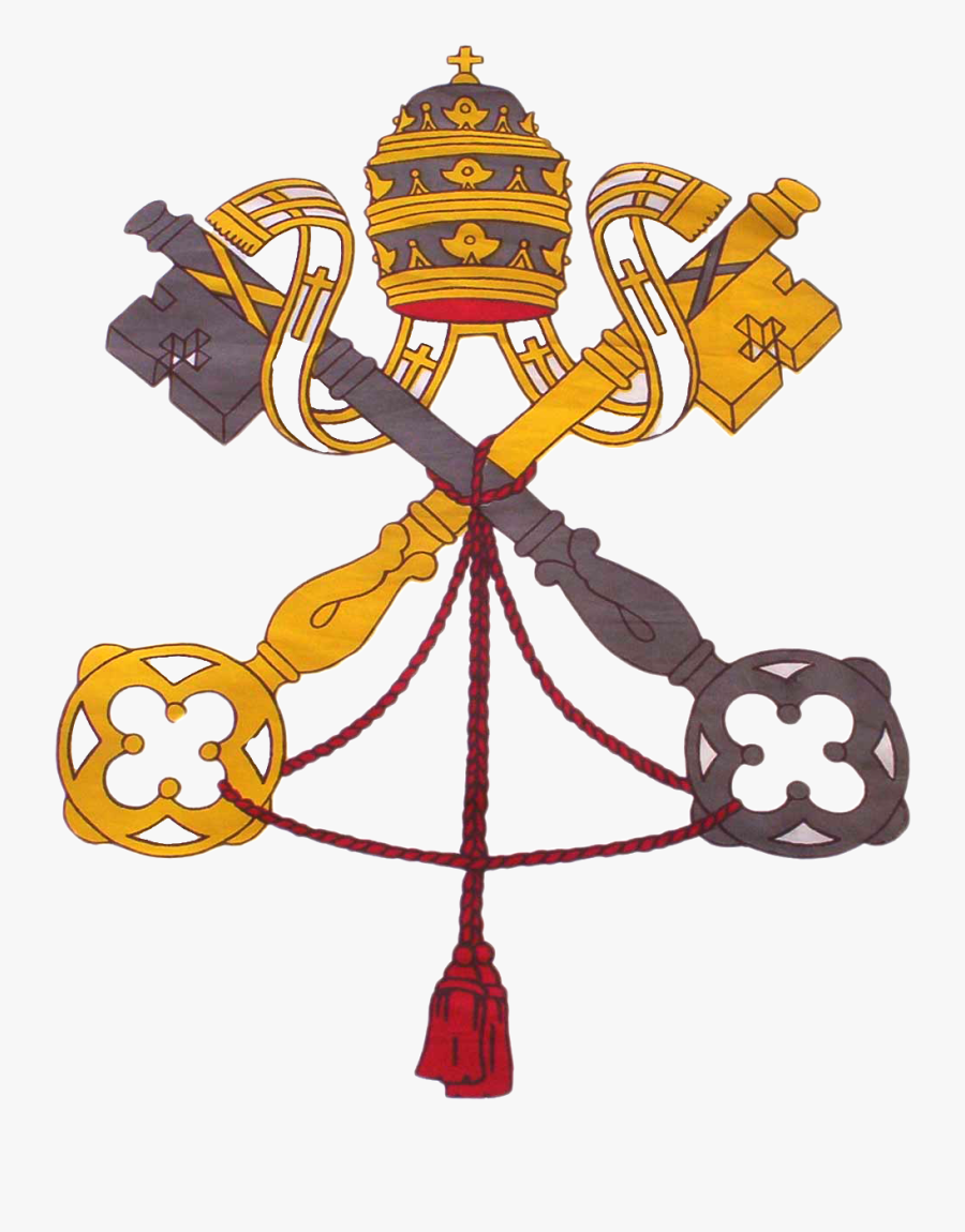 Emblem Of The Popes - Vatican Coat Of Arms Png, Transparent Clipart