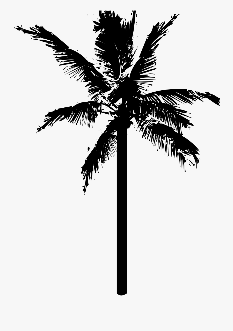 Transparent Coconut Tree Clipart - Coconut Palm Tree Icon Transparent Background, Transparent Clipart