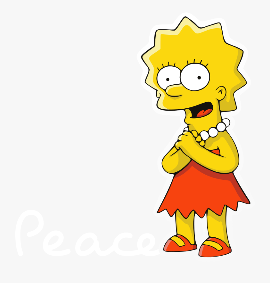 Figure Lisa Simpson Sticker- - Sister From The Simpsons , Free ...