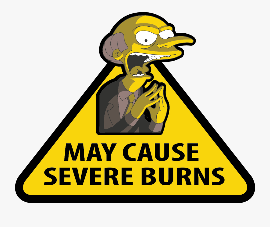 May Cause Severe Burns, Transparent Clipart
