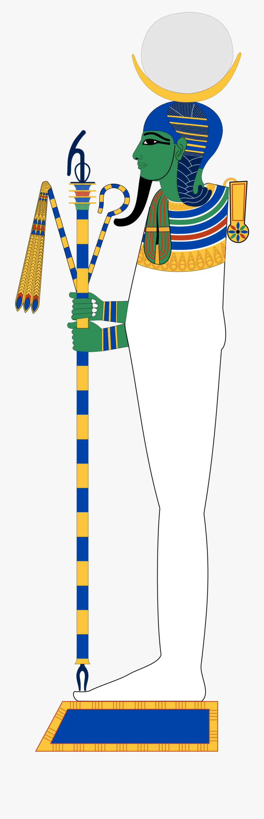 Khonsu God, Transparent Clipart