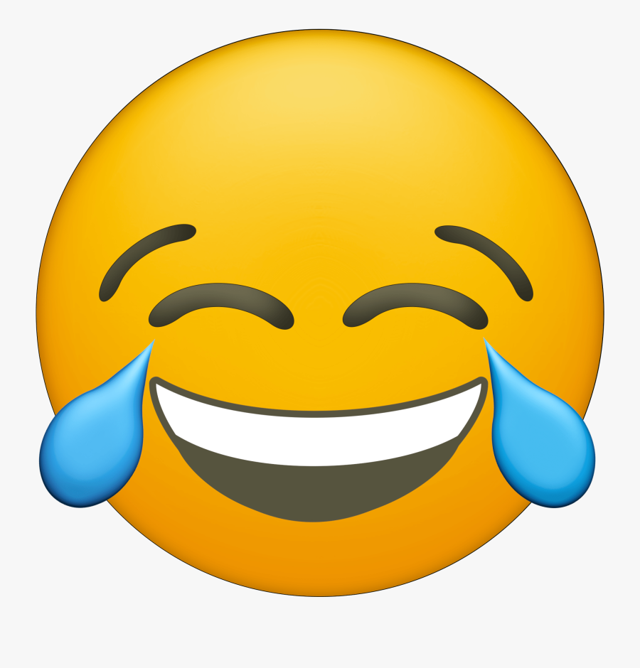 Crying Laughing Emoji Hd, Transparent Clipart