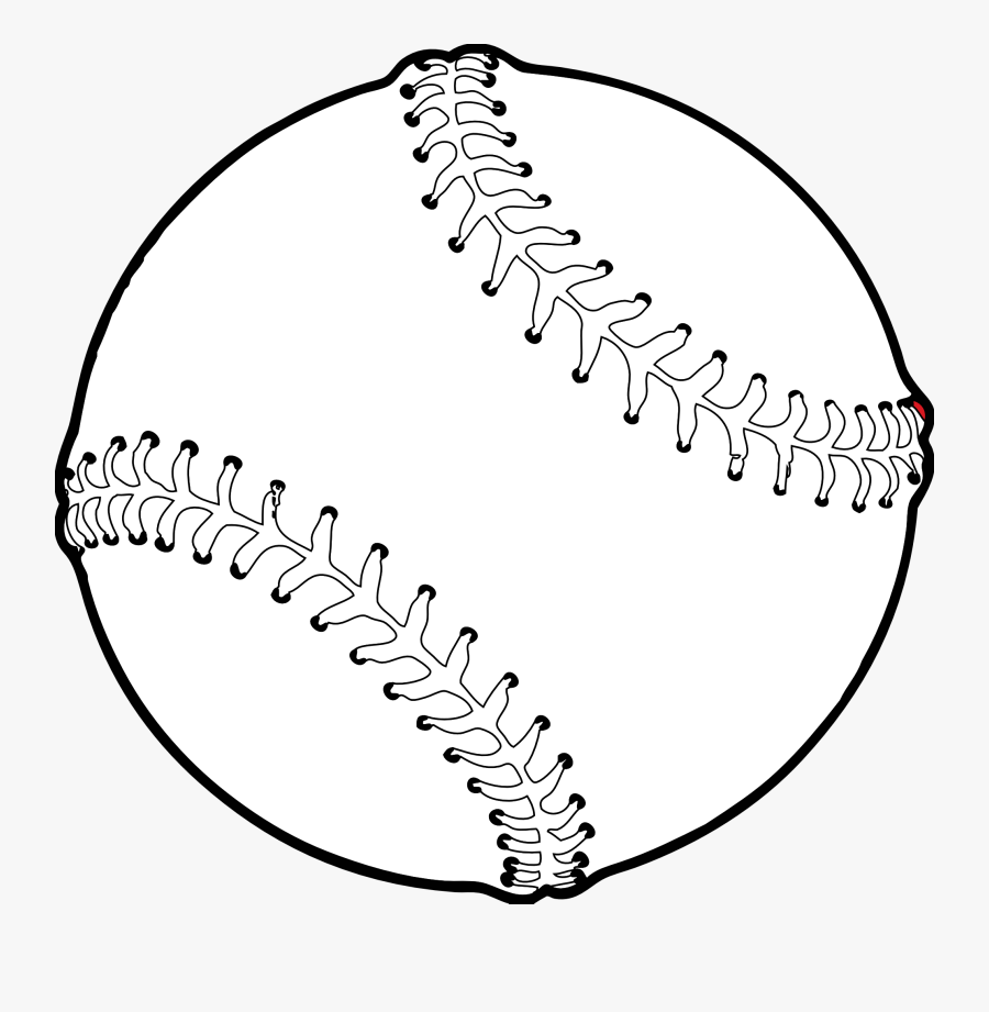 Flaming Baseball Png Black And White - Baseball Clipart White, Transparent Clipart