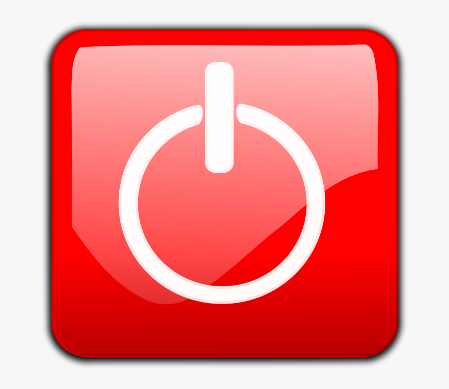 Shutdown Button - Computer Shut Down Icon , Free Transparent Clipart