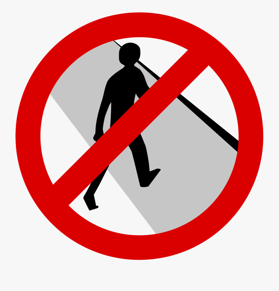 The Jaywalking Epidemic And Why It Needs To Stop Don T Cross The Road Sign Free Transparent Clipart Clipartkey