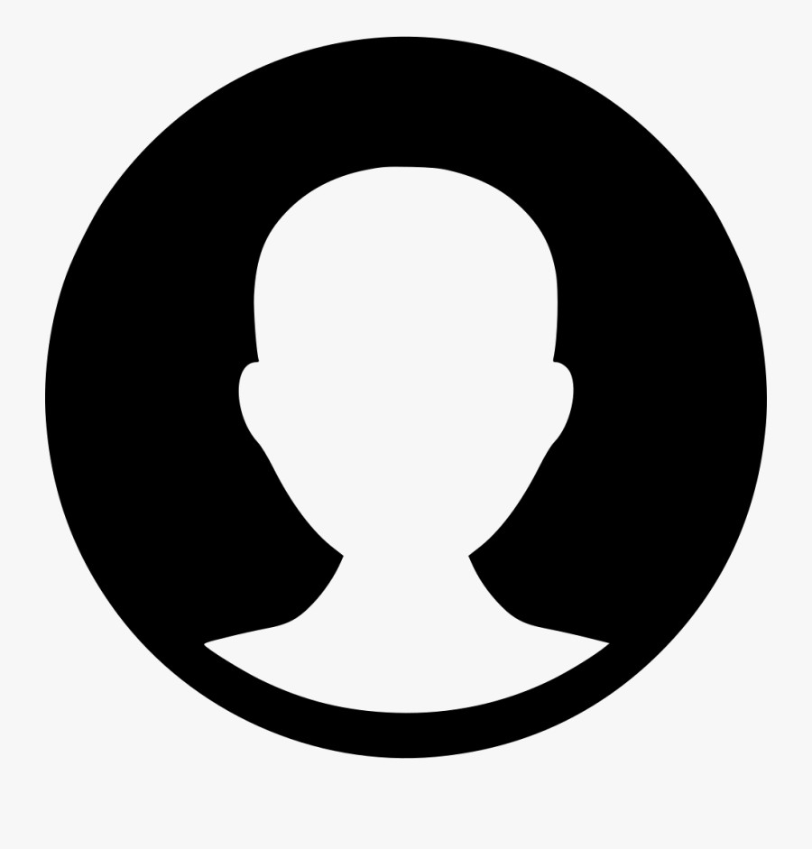 Male Shadow Fill Circle Comments - Default Profile Pic Png, Transparent Clipart