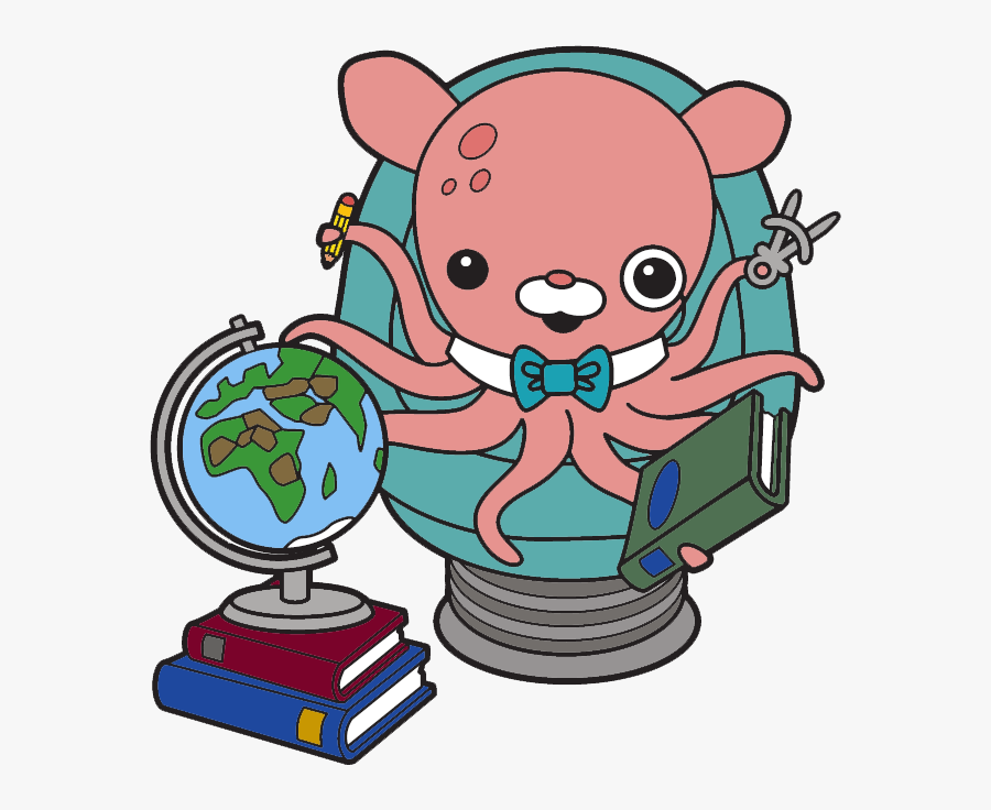 Transparent Shhh Clipart - Octonauts Professor Inkling Coloring , Free