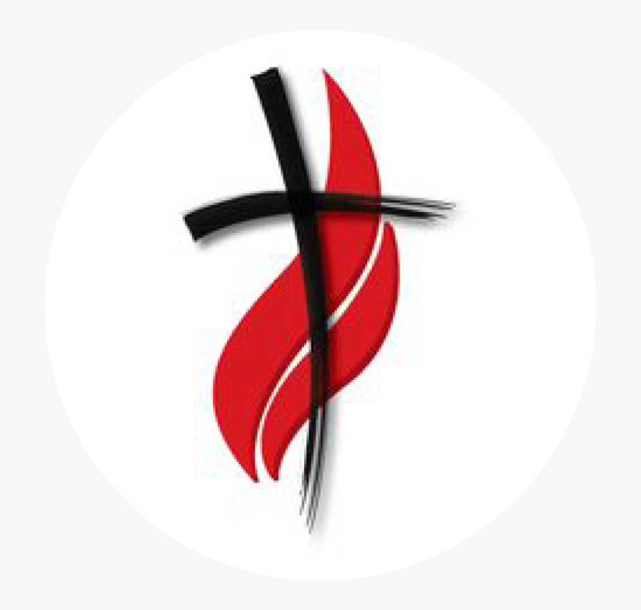 Crossflame - United Methodist Church Logo, Transparent Clipart