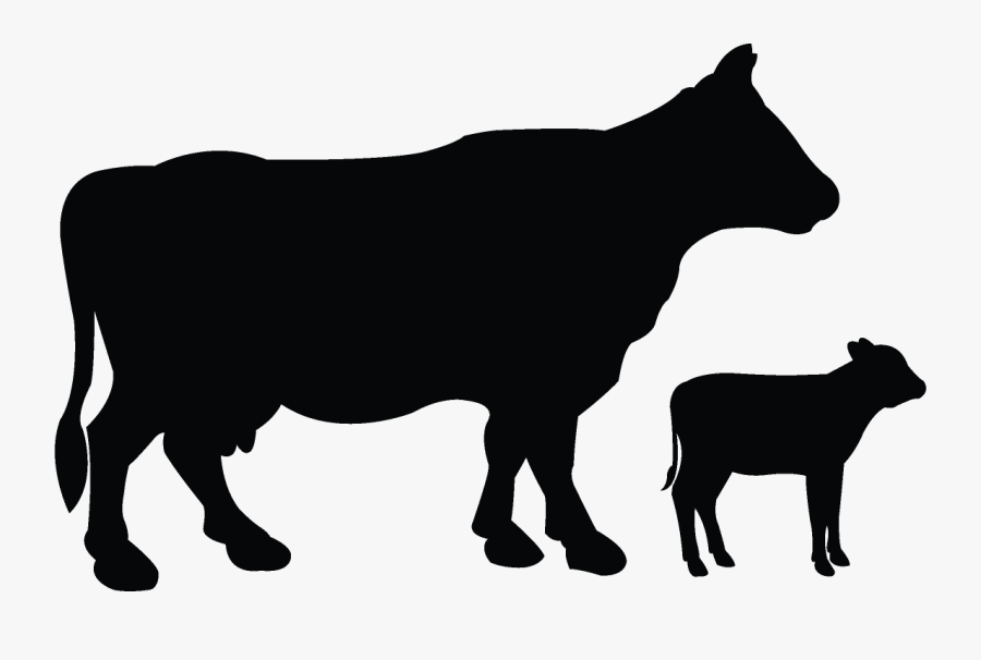 Pioneer Silhouette Clipart 3 By Patrick - Cow Clipart Silhouette, Transparent Clipart