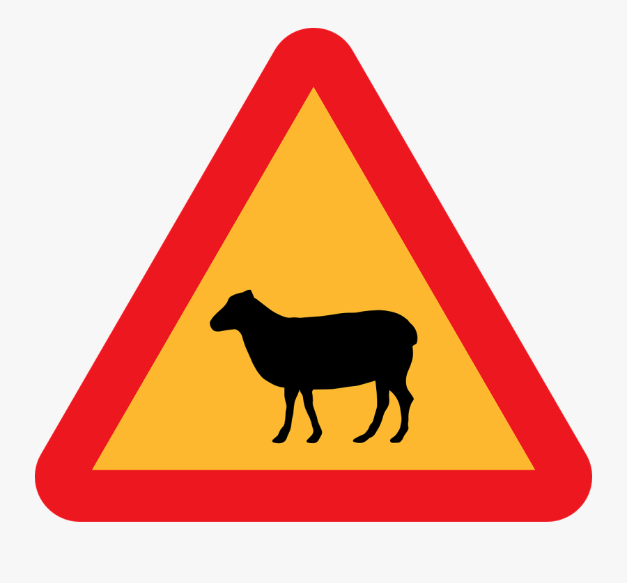 High Wind From The Right Traffic Sign, Transparent Clipart