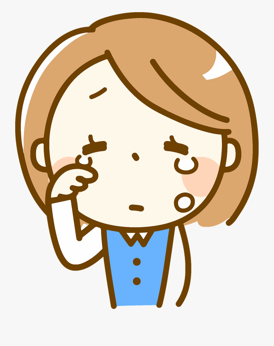 Cartoon Png Ok Girl, Transparent Clipart