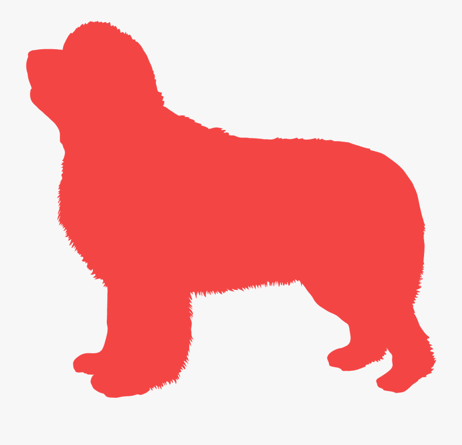 Newfoundland Silhouette, Transparent Clipart