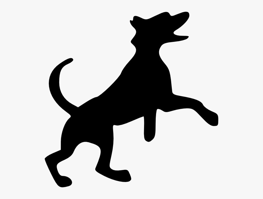 Dog Silhouette Clip Art, Transparent Clipart