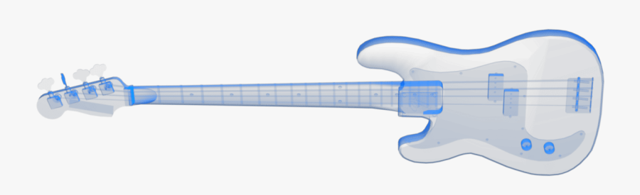 Bass Guitar, Transparent Clipart