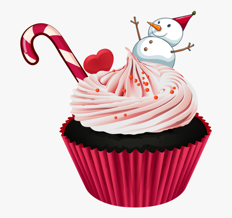 Christmas Cupcake Drawing , Free Transparent Clipart - ClipartKey