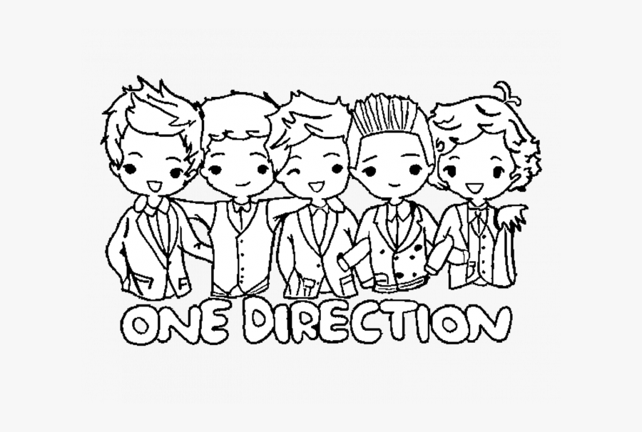 One Direction Drawing Easy, Transparent Clipart