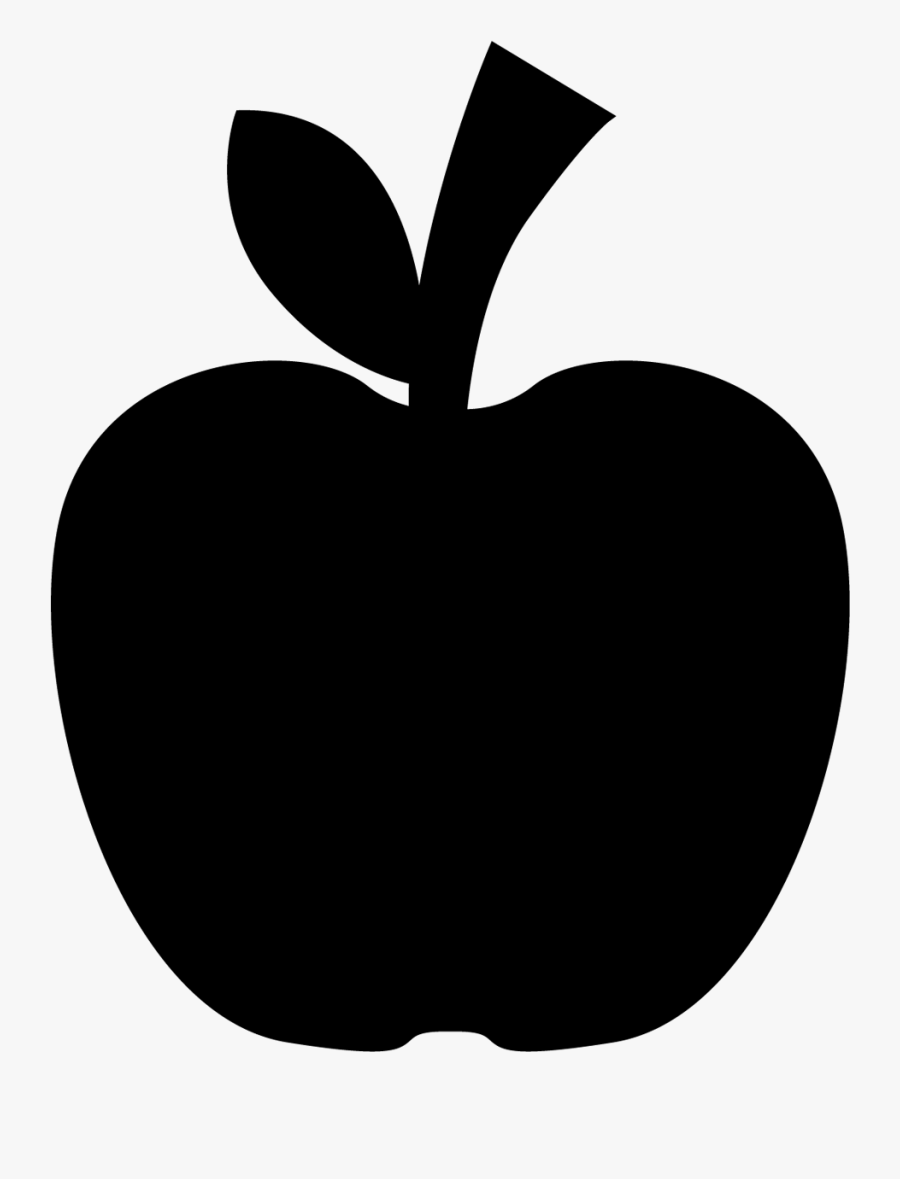 Download Vector Apple Silhouette - Apple Silhouette Png , Free Transparent Clipart - ClipartKey