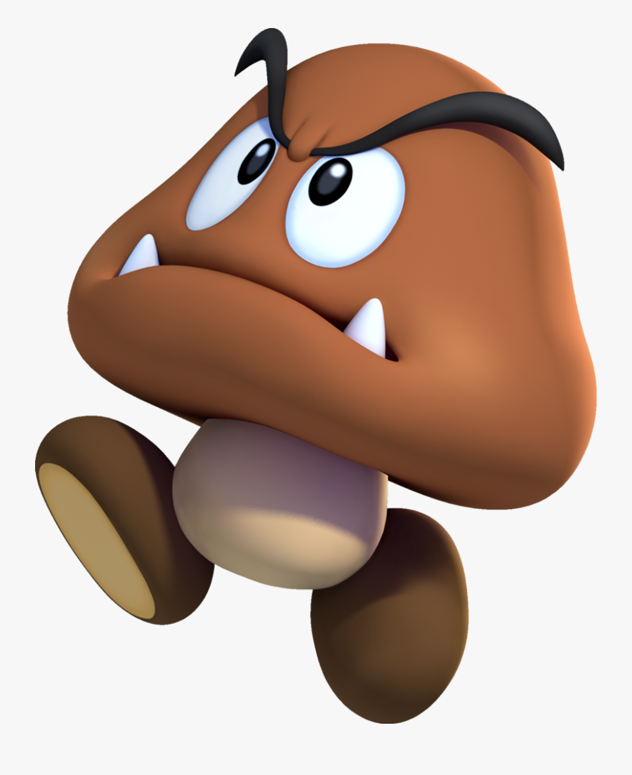 Clip Art Super Mario Bros Clip Art - New Super Mario Bros U Goomba, Transparent Clipart