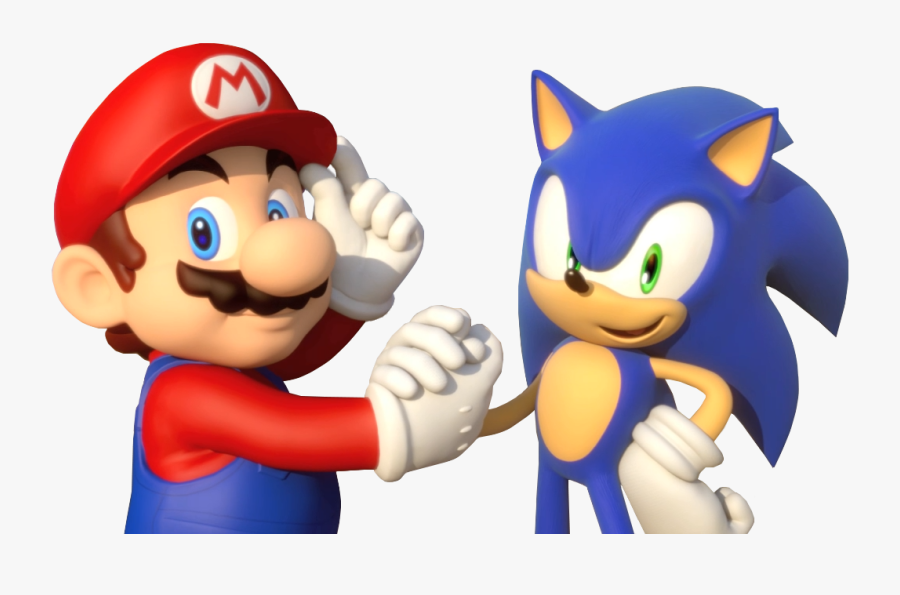 Mario And Sonic By Banjo2015 - Sonic At The London 2012, Transparent Clipart