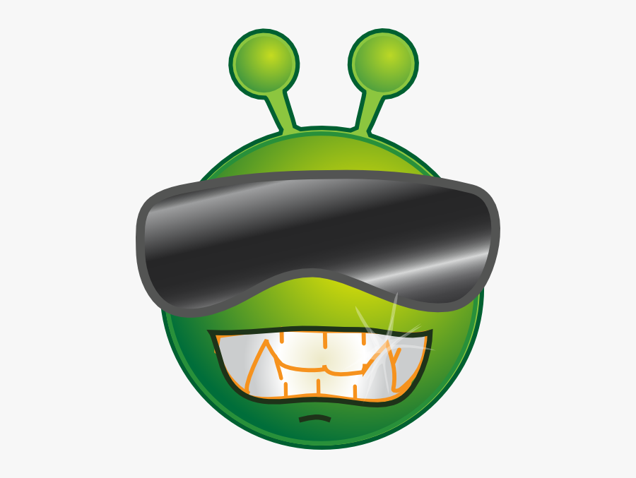 Smiley Alien, Transparent Clipart