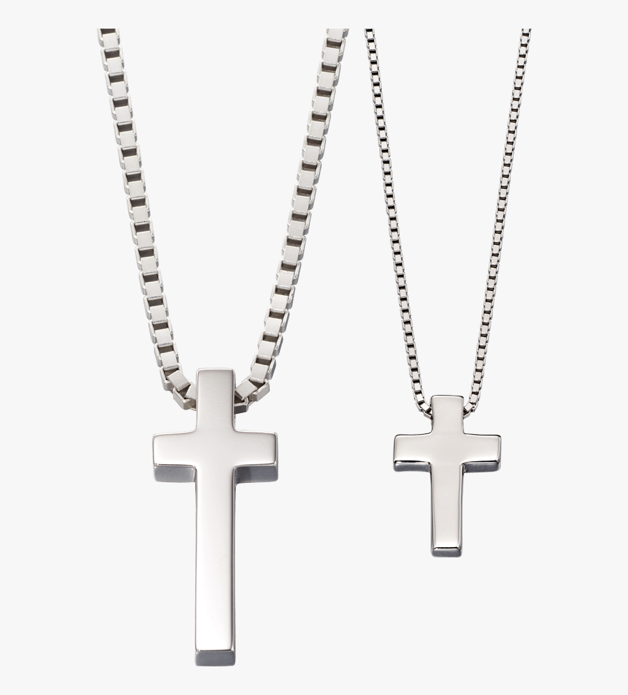 Silver Cross Necklace - Necklace, Transparent Clipart