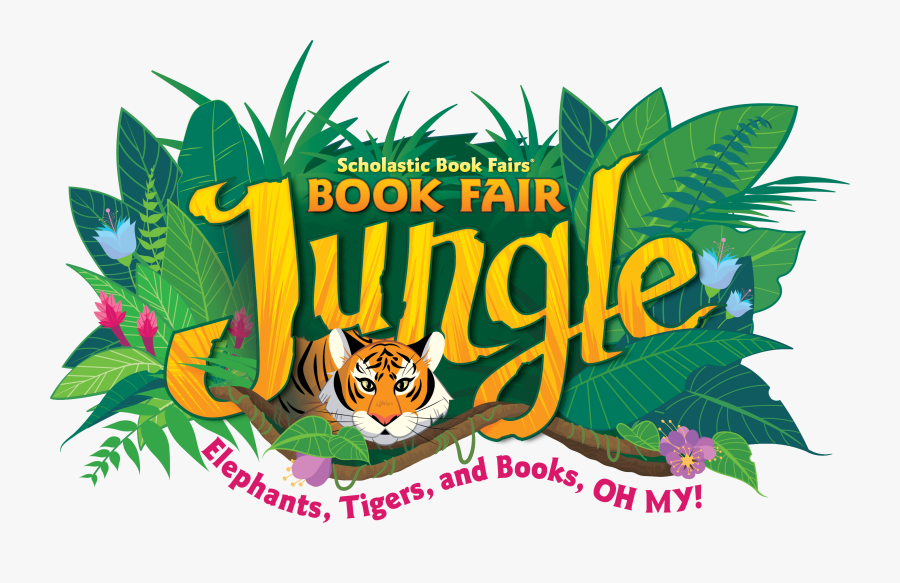 700011 Book Fair Jungle Clipart Logo - Book, Transparent Clipart