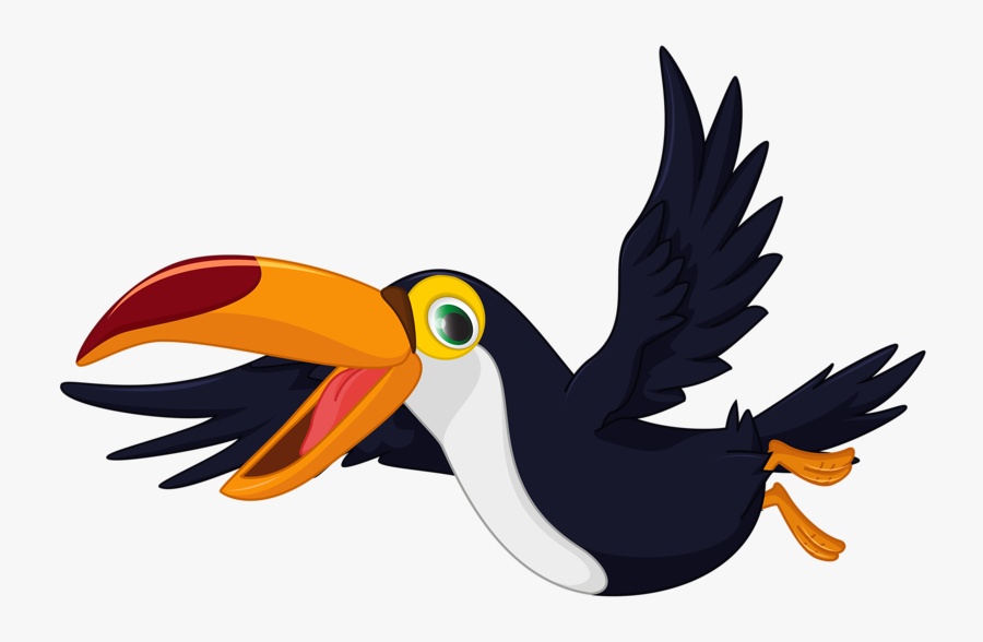 Cartoon Birds, Shoebill, Cute Clipart, Animal Design, - Flying Toucan Clipart, Transparent Clipart