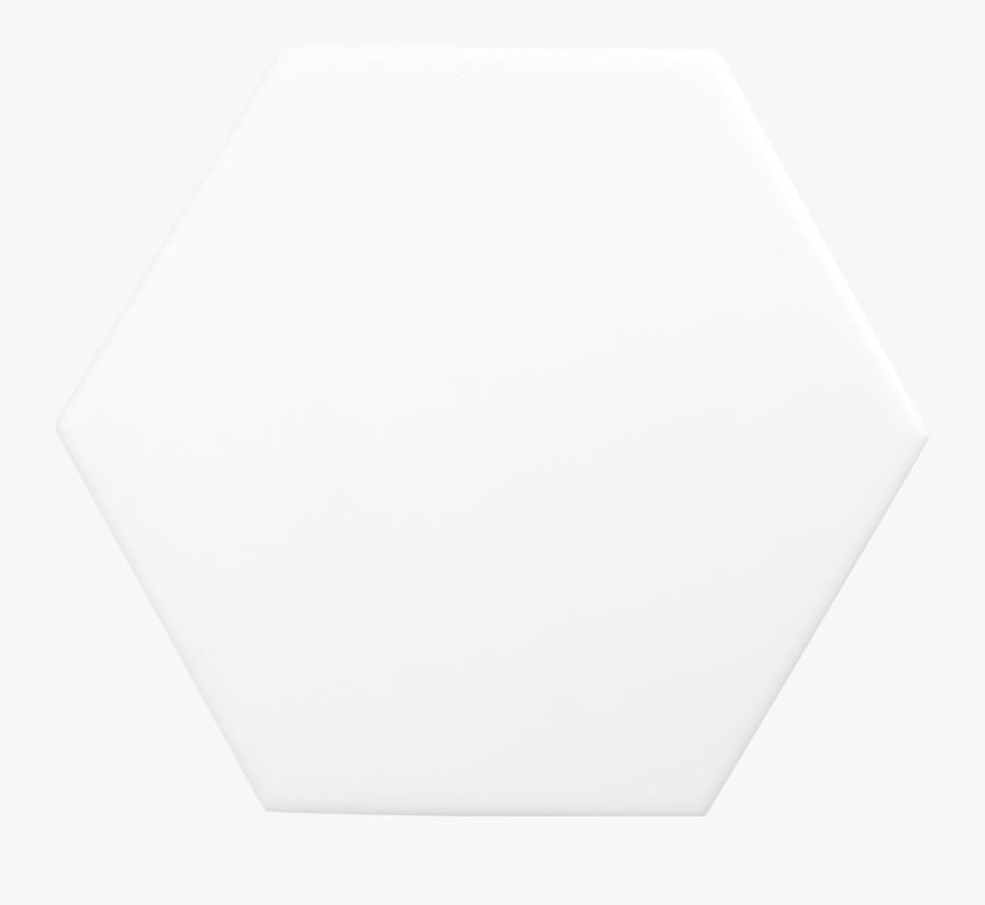 White Hexagon, Transparent Clipart