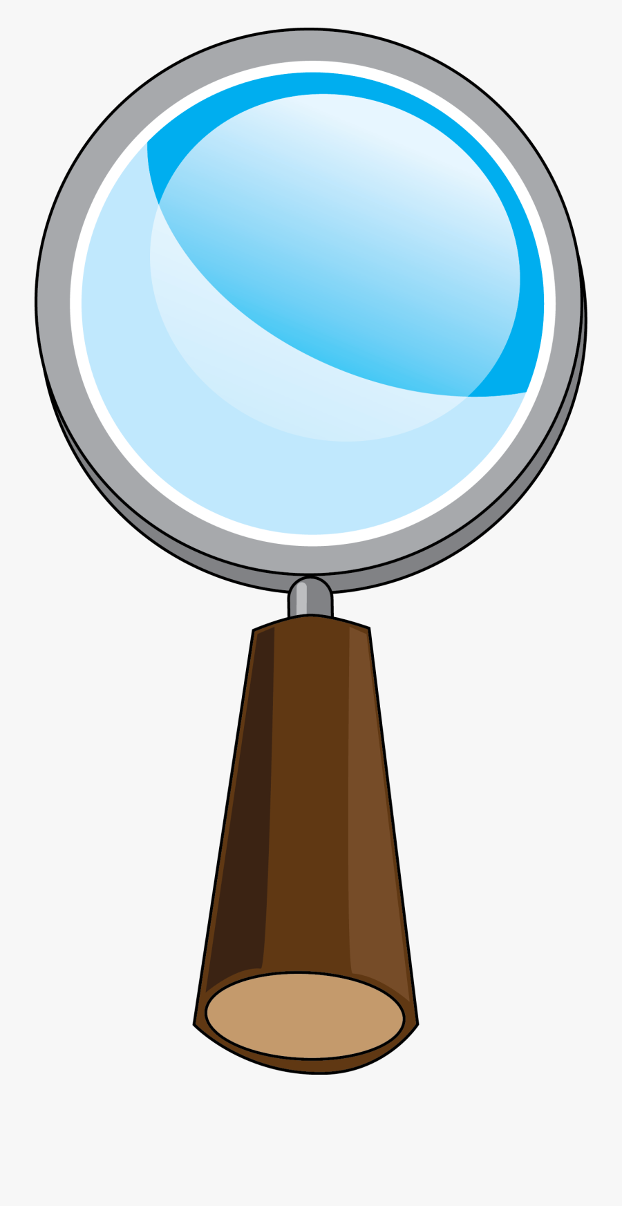 Clipart Science Magnifying Glass - Magnifying Glass Png Cartoon, Transparent Clipart