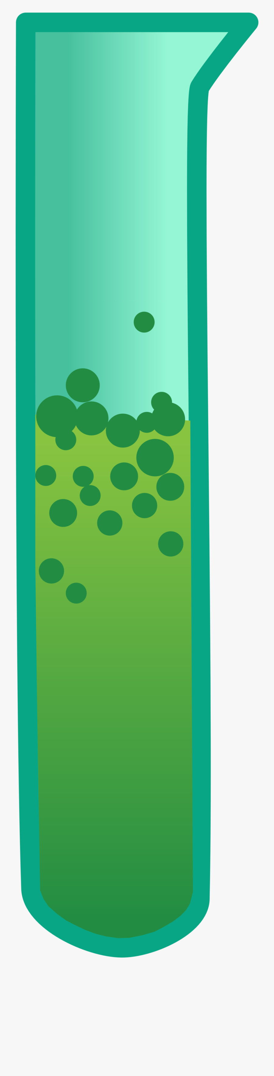 Bubbling Test Tube Animation, Transparent Clipart