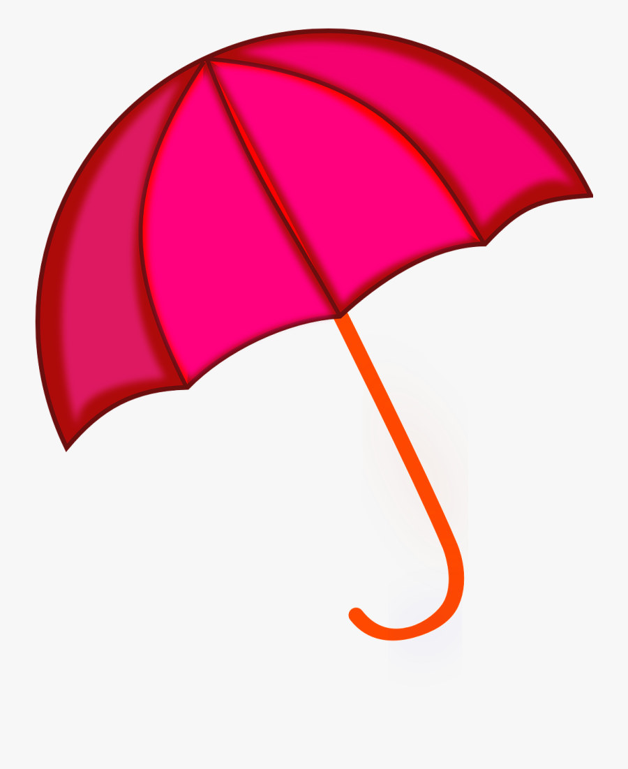 Umbrella Png - Dibujo De Paraguas A Color, Transparent Clipart