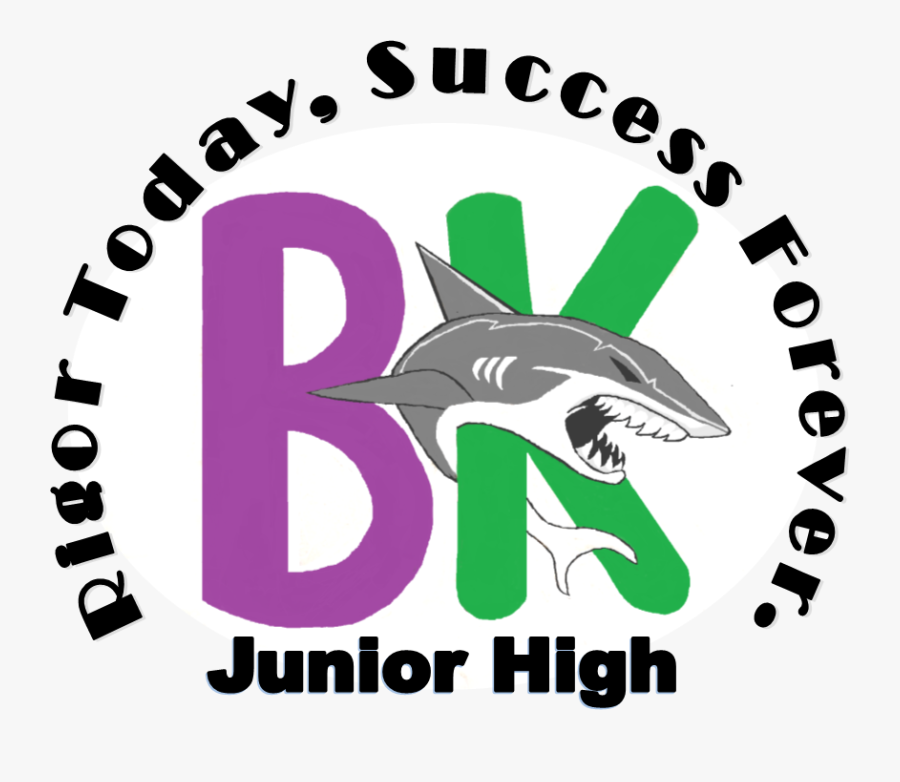 Shark Logo 4 Ever - Blaker Kinser Junior High School, Transparent Clipart