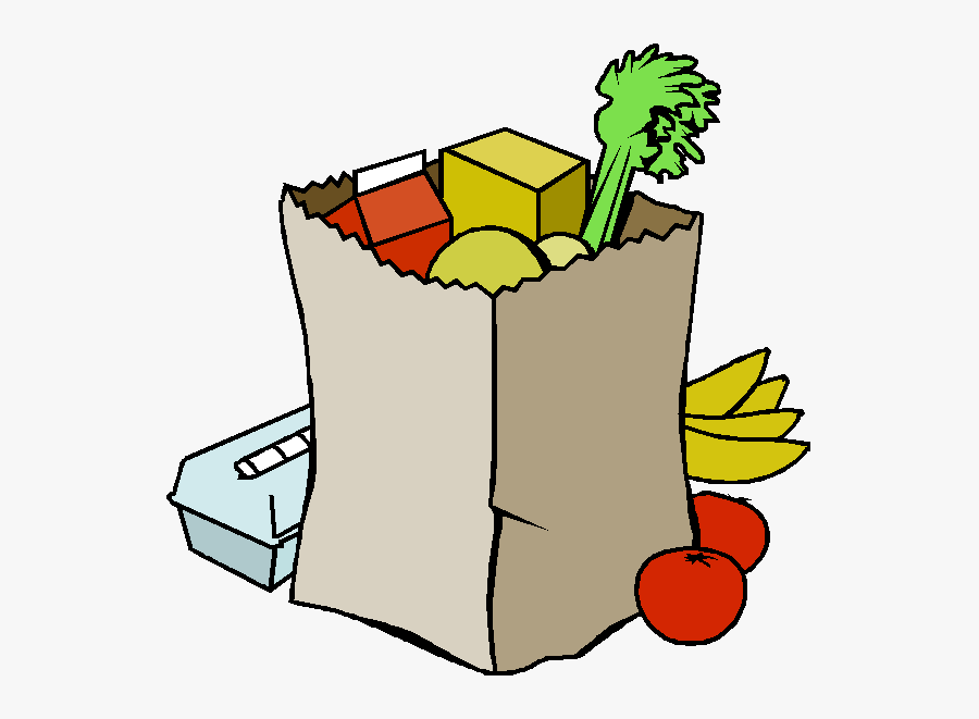 Grocery Bag Of Food Clipart , Png Download - Grocery Bag Of Food, Transparent Clipart