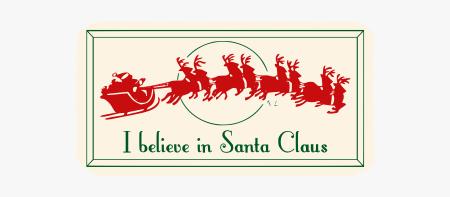 Vintage Santa"s Sleigh - Merry Christmas Svg Free, Transparent Clipart