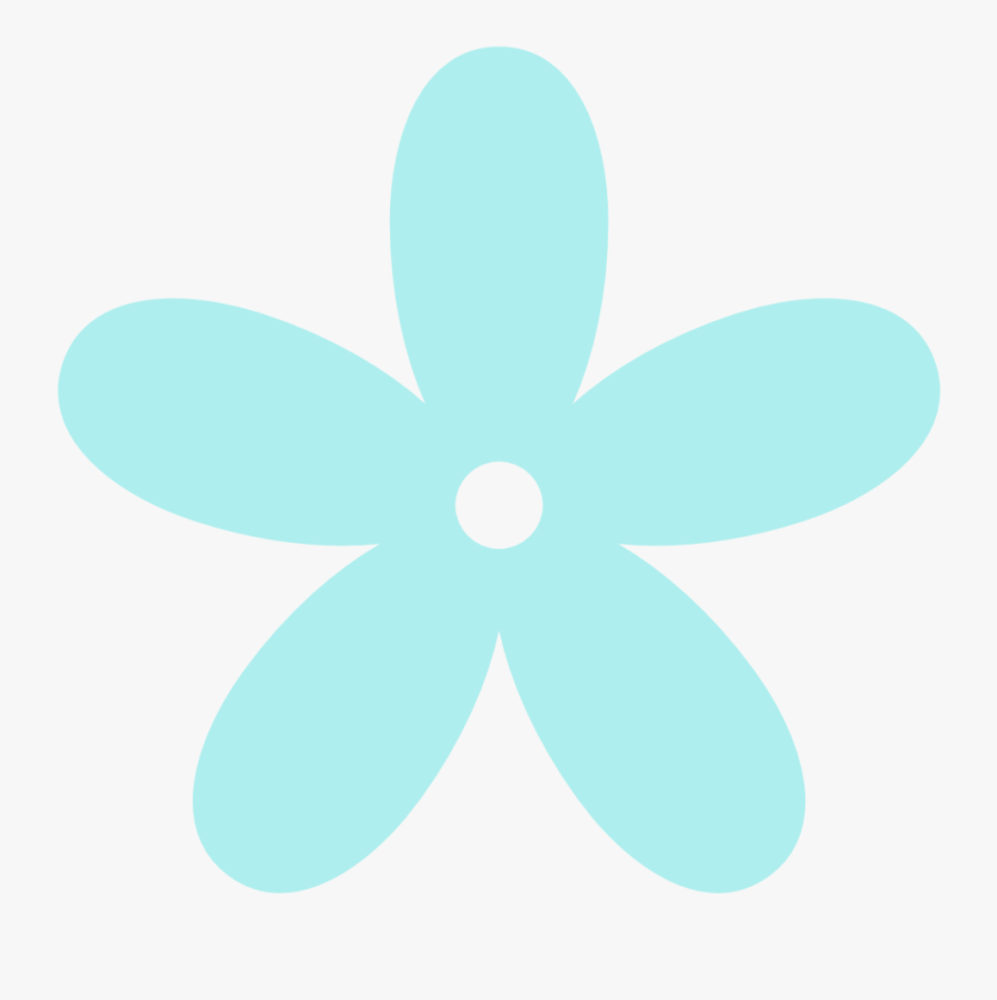 Light Blue Flowers Clipart , Png Download - Clipart Mint Colored Flowers, Transparent Clipart
