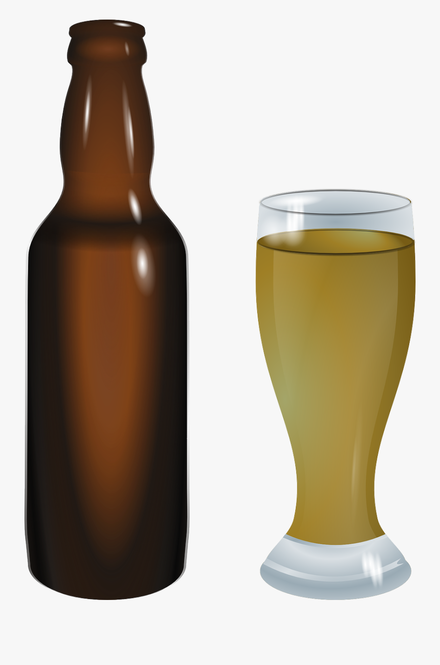 Beer-159822 - Glass Beer Bottle Clipart, Transparent Clipart